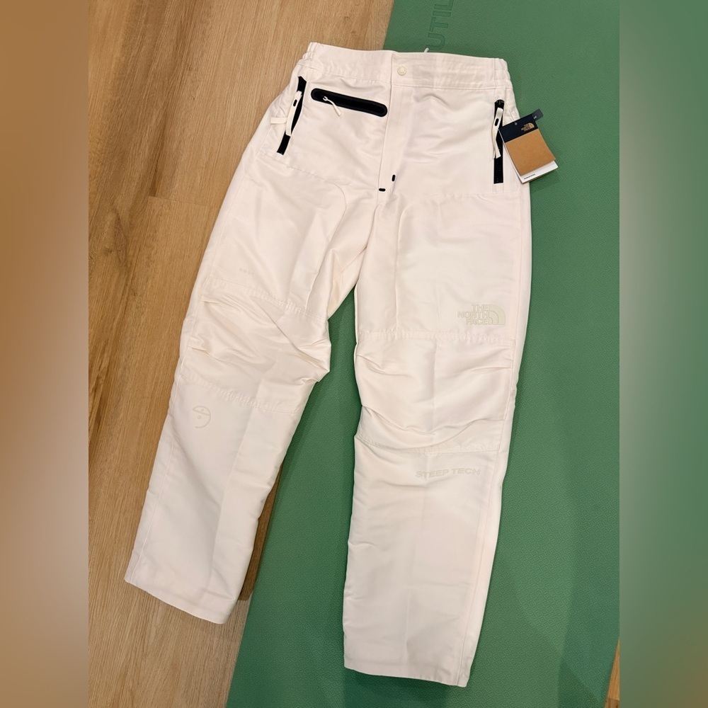 NWT! NEW! The North Face Men’s RMST Steep Tech Smear Pants -White Dune Size M - Picture 2 of 9